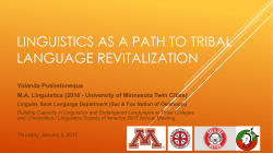 Student Track - Linguistic Society of America