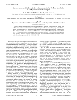 Electron-number statistics and shot