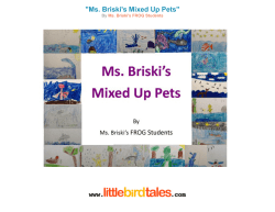 Ms. Briski`s Mixed Up Pets
