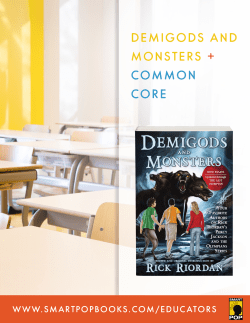 demigods and monsters + common core