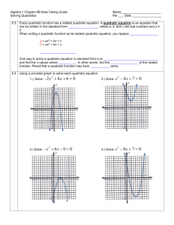 2 4 6 0 x x - + + = 4 7 0 x x - + = 6 9 0 x x - + - = 8 7 0 x x