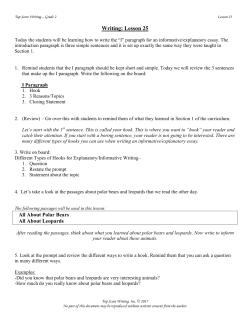 Sample Lesson 2 - Top Score Writing