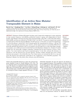 Full Text  - G3: Genes | Genomes | Genetics