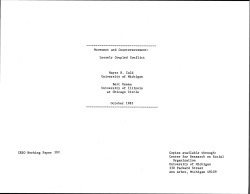 Movement and Countermovement: Loosely Coupled Conflict Mayer