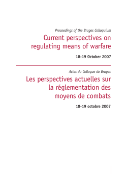 Current perspectives on regulating means of