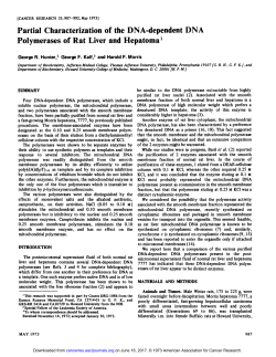 Partial Characterization of the DNA-dependent