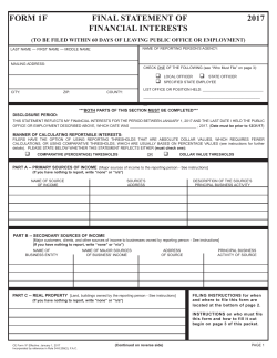 Form 1F - Florida Commission on Ethics