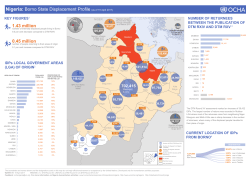 1.43 million 0.45 million Nigeria: Borno State Displacement Profile