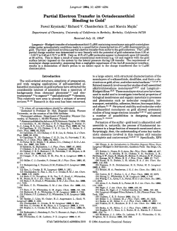 Partial Electron Transfer in Octadecanethiol Binding to Gold?
