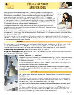 Pooled Activity Bond - Orlando Economic Development Commission