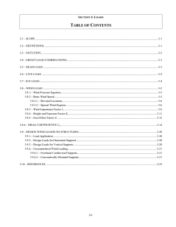 TABLE OF CONTENTS