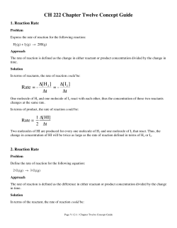 Chapter Twelve Concept Guide