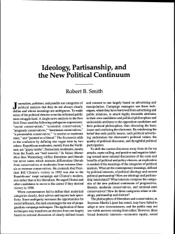 Ideology, Partisanship, and the New Political Continuum