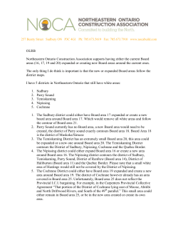Northeastern Ontario Construction Association