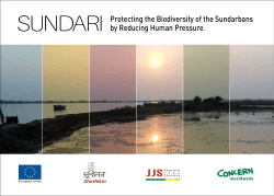 SUNDARI Protecting the Biodiversity of the Sundarbans by