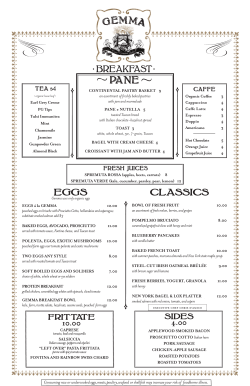 Breakfast - The Bowery Hotel