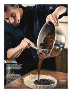 The Flourless Chocolate Tart