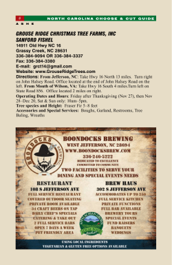 grouse ridge christmas tree farms, inc sanford fishel