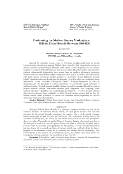 Confronting the Modern Literary Marketplace: William