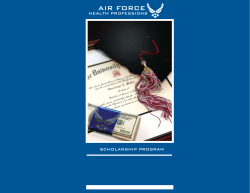 AIR FORCE Health Professions Scholarship Program