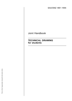 SAA\SNZ HB1:1994 Technical drawing for students