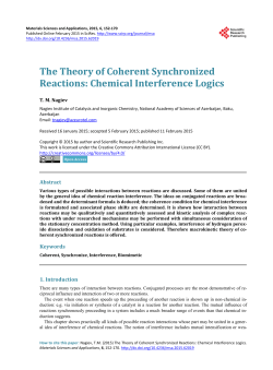 The Theory of Coherent Synchronized Reactions