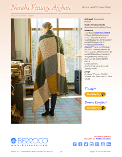 Norah`s Vintage Afghan