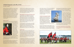 A British Perspective on the War of 1812