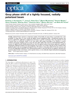 Gouy phase shift of a tightly focused, radially polarized beam