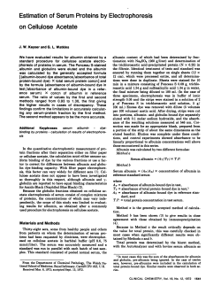 on Cellulose Acetate