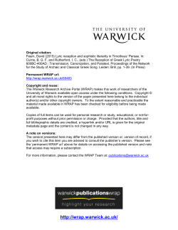 - Warwick WRAP