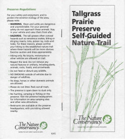 Prairie Self-Guided - The Nature Conservancy