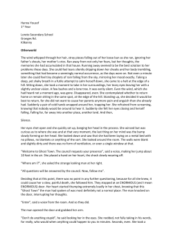 Hanna Yousof 1st Year Loreto Secondary School Granges