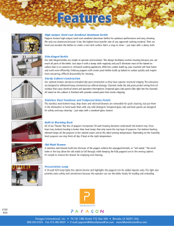 Specsheet - Webstaurant Store