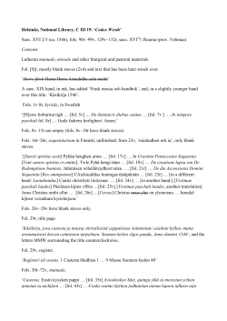 Codex Westh - Suomalaisen Kirjallisuuden Seura