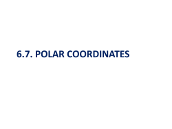 6.7. POLAR COORDINATES