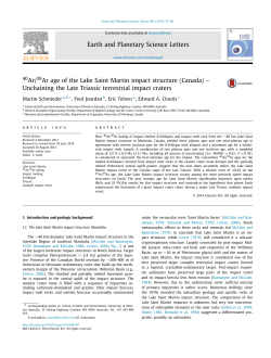 40Ar/39Ar age of the Lake Saint Martin impact structure (Canada