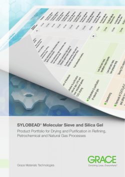 SYLOBEAD® Molecular Sieve and Silica Gel