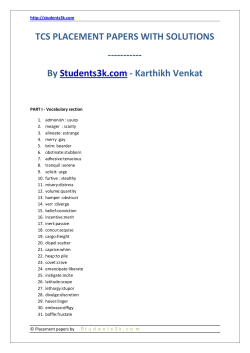 TCS 3 - WordPress.com