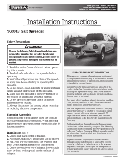 Installation Instructions