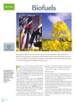 Biofuels