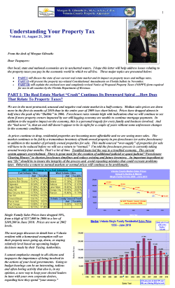 Understanding Your Property Tax - Volusia County Property Appraiser
