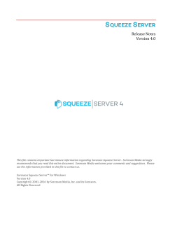 squeeze server - Sorenson Media