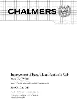 Improvement of Hazard Identification in Railway Software