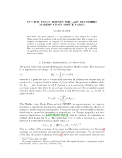 EXPLICIT ERROR BOUNDS FOR LAZY REVERSIBLE MARKOV