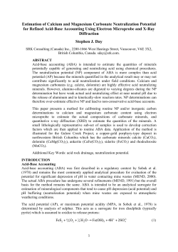 Estimation of Calcium and Magnesium Carbonate - INAP