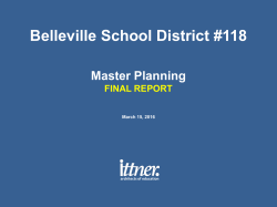 Ittner Proposal Master Plan for Belleville District 118