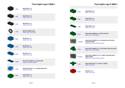 Three Eights Lego # 3888-1 Three Eights Lego