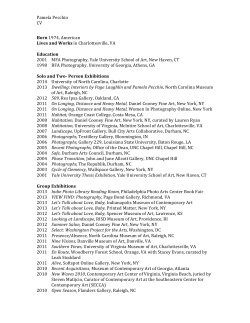 Pamela Pecchio CV Born 1974, American Lives and Works in