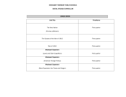 Social Studies - Rockaway Township School District